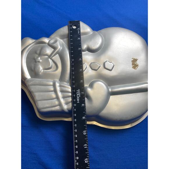 VTG Wilton Frosty The Snowman Aluminum Cake Pan 502-1646 - Picture 6 of 7